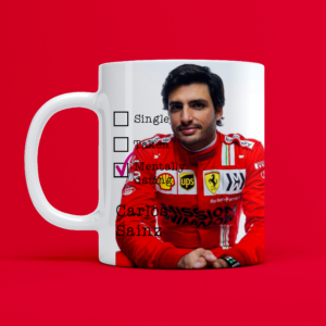 Mentally Dating Carlos Sainz Coffee Tea Mug 11oz Gift For Her Him Motorsports Fan