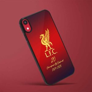 Liverpool Football Club 20 Champions Phone Case For Apple Samsung and Google Mobile Phones